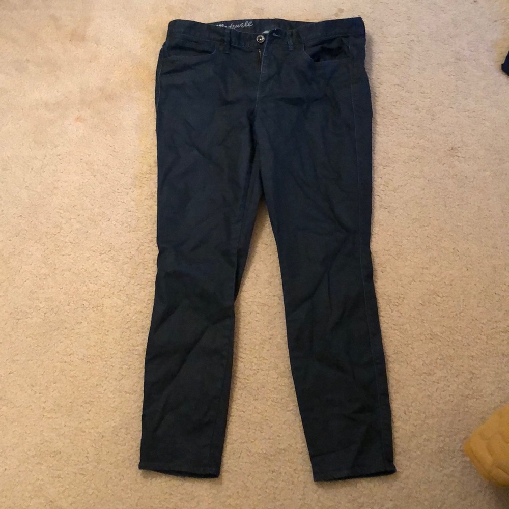 Madewell blue skinny pants